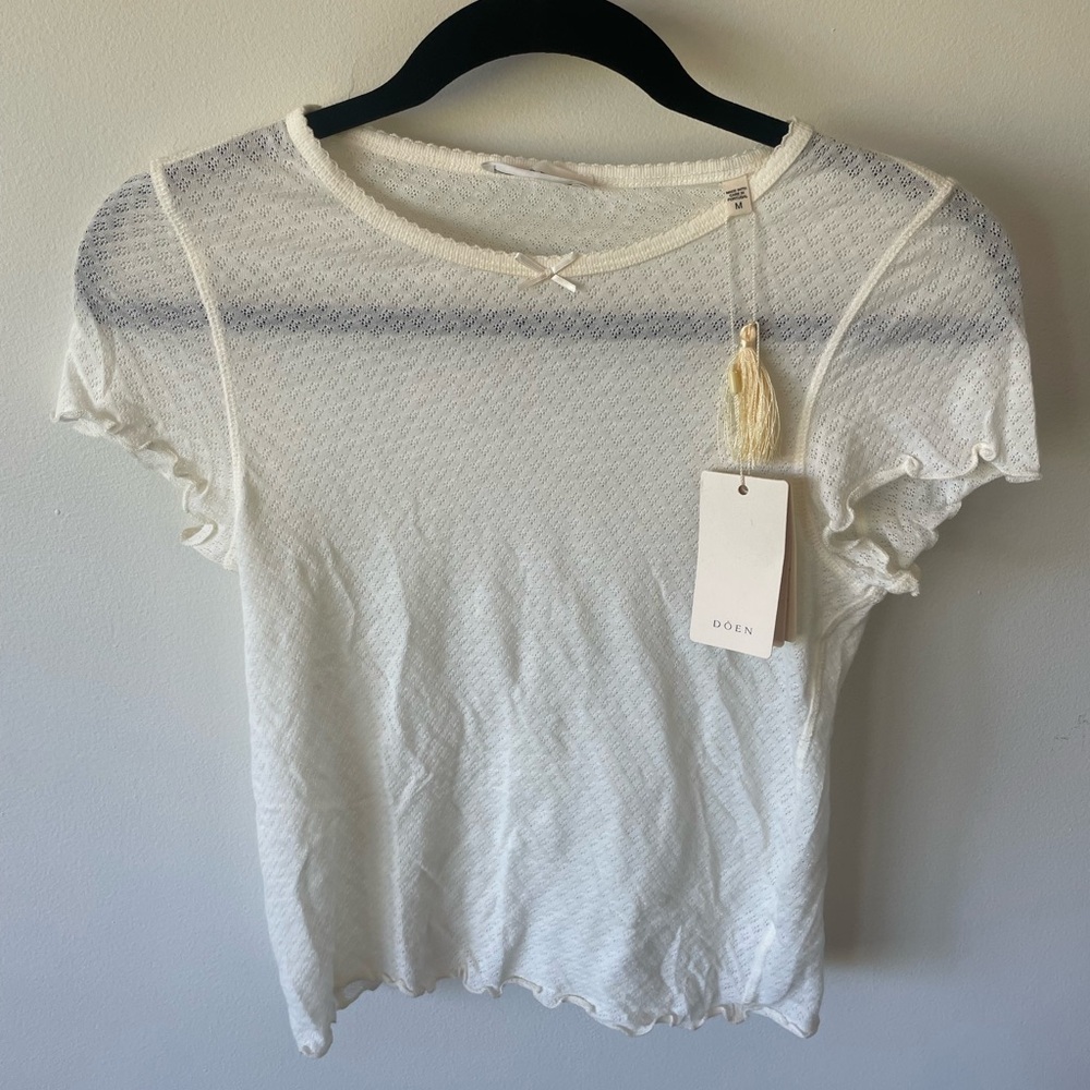 Doen babydoll tee size M